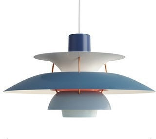 Moderne Designer Pendelleuchte im PH5 Stil – Mehrschichtige Metall-Hängelampe
