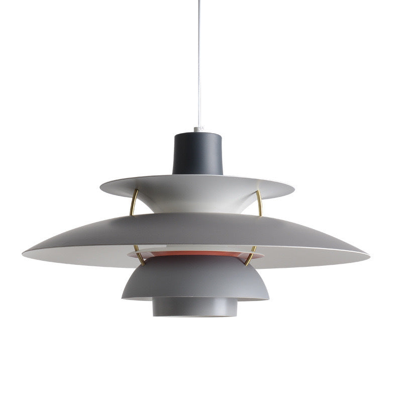 Moderne Designer Pendelleuchte im PH5 Stil – Mehrschichtige Metall-Hängelampe