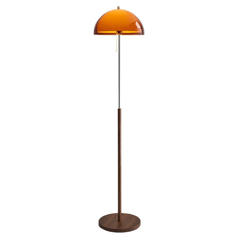 Vintage Stehlampe im Mushroom Design mit warmem Licht