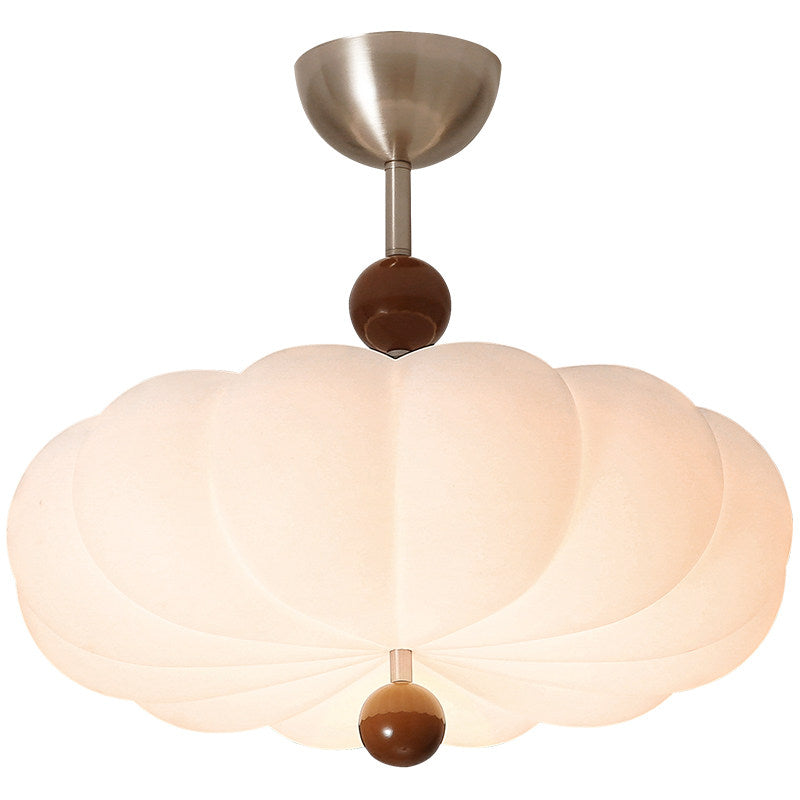 Vintage Bauhaus Moderne Cremefarbene Deckenleuchte
