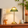 Dekorative Tischlampe aus Glas – Elegante Nachttischlampe mit modernem Design