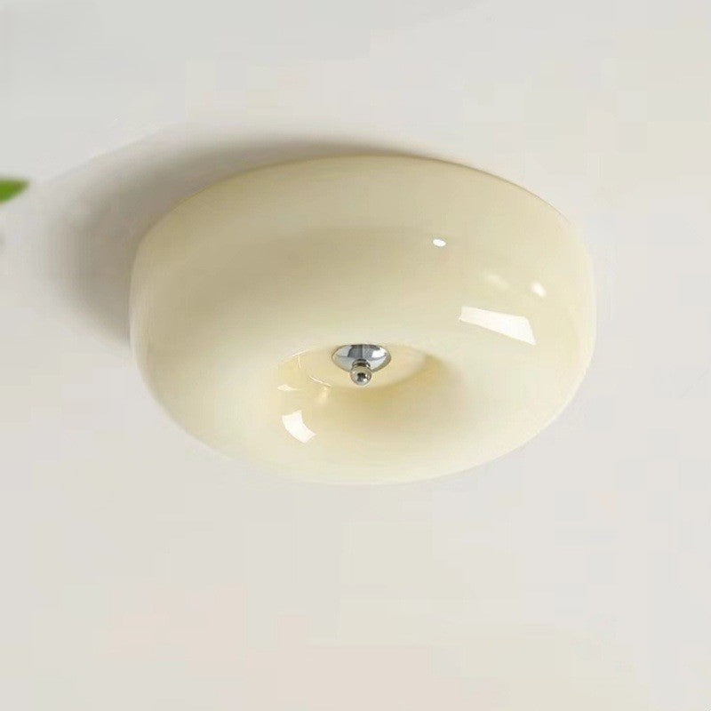Bauhaus Puddingglas-Deckenleuchte mit Augenschutz