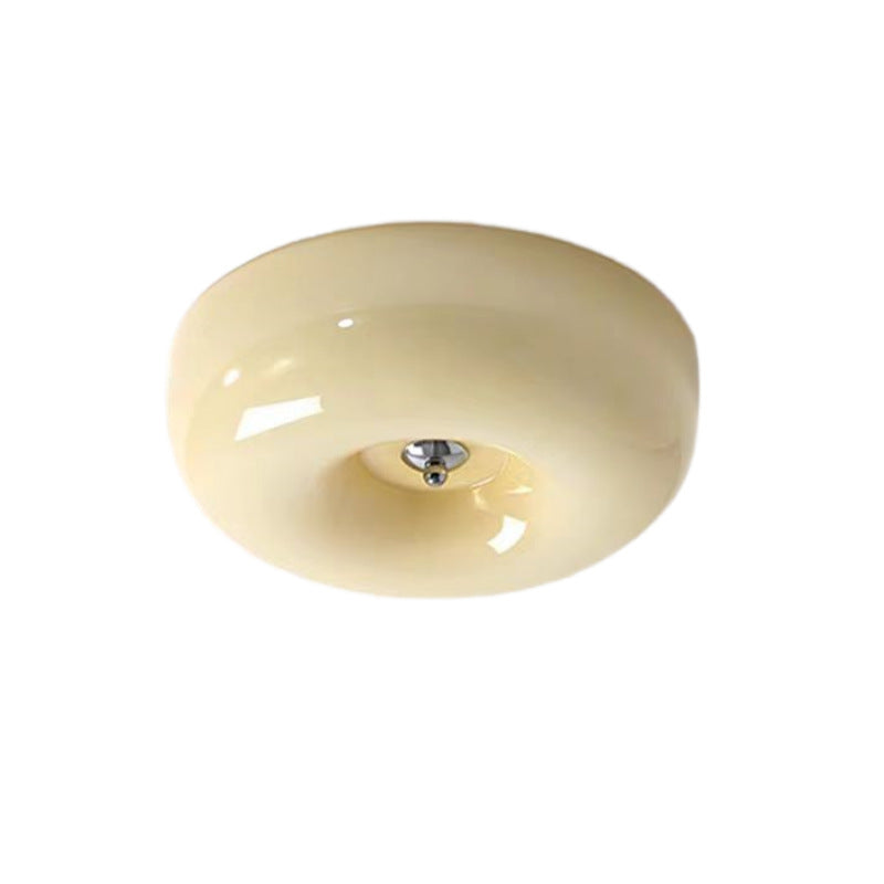 Bauhaus Puddingglas-Deckenleuchte mit Augenschutz