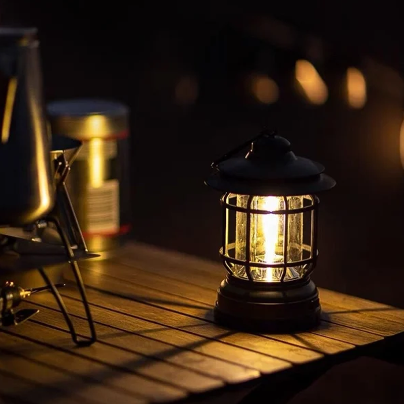 Tragbare Retro-Lampe
