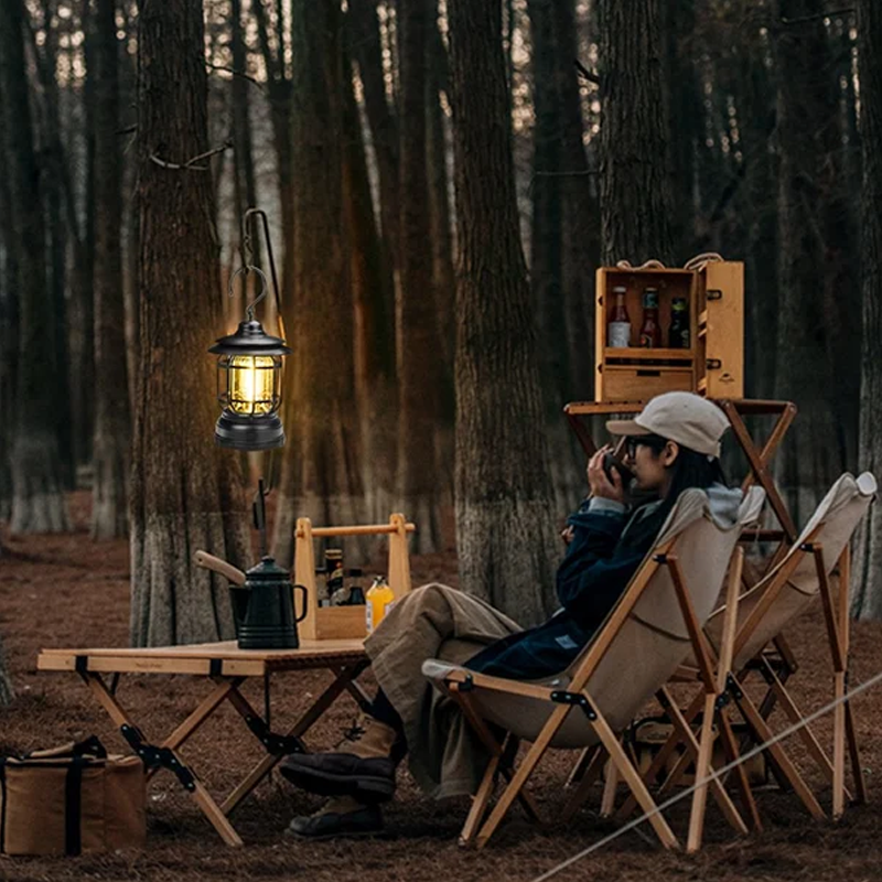Tragbare Retro-Lampe