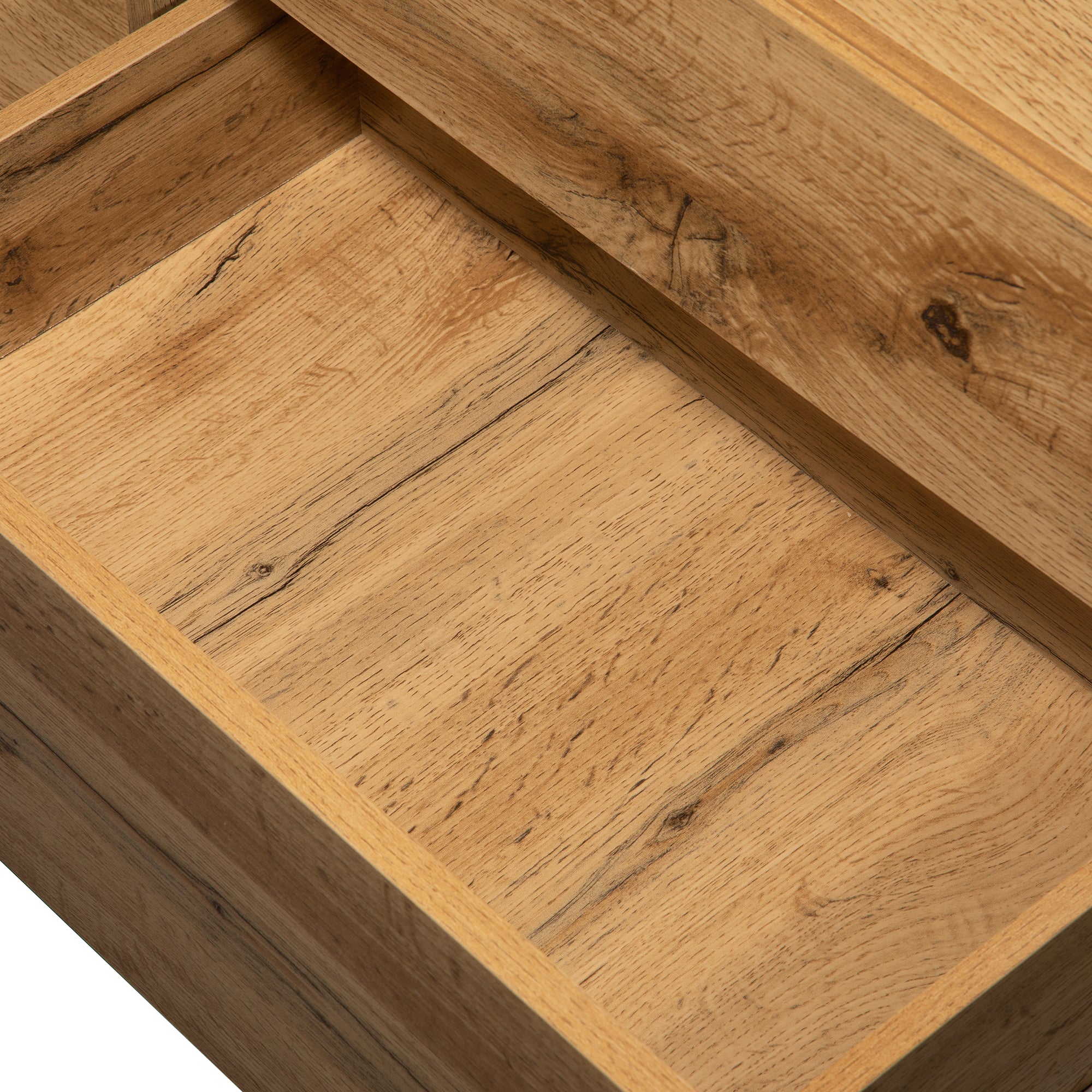 Moderner TV-Schrank mit Colorblocking-Design
