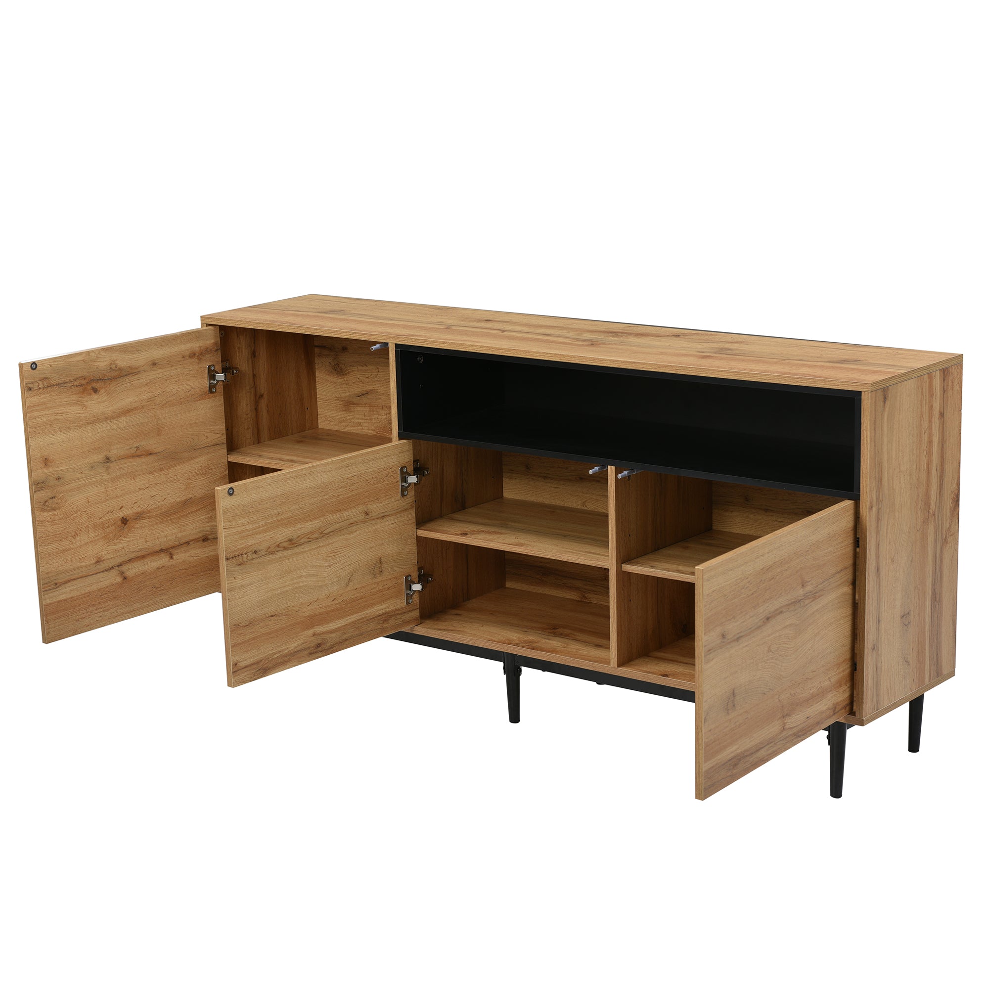 Modern Wooden Sideboard with 3 Doors