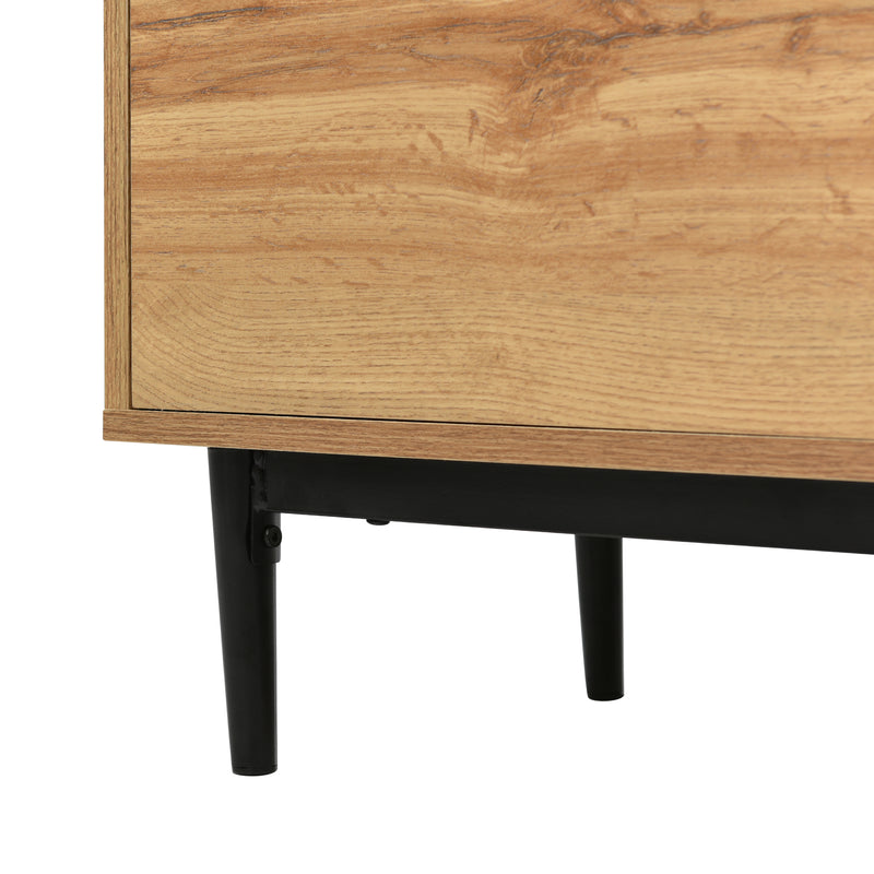 Modern Wooden Sideboard with 3 Doors