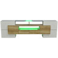 Moderner TV-Schrank mit LED & Glasoberfläche