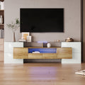 Moderner TV-Schrank mit LED & Glasoberfläche