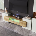 Moderner TV-Schrank mit LED & Glasoberfläche