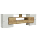 Moderner TV-Schrank mit LED & Glasoberfläche