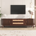 TV-Schrank im natürlichen Rattan-Design