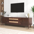 TV-Schrank im natürlichen Rattan-Design