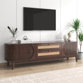 TV-Schrank im natürlichen Rattan-Design