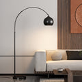 Moderne Bogen-Stehlampe mit verstellbarem Arm für Wohnzimmer & Sofa
