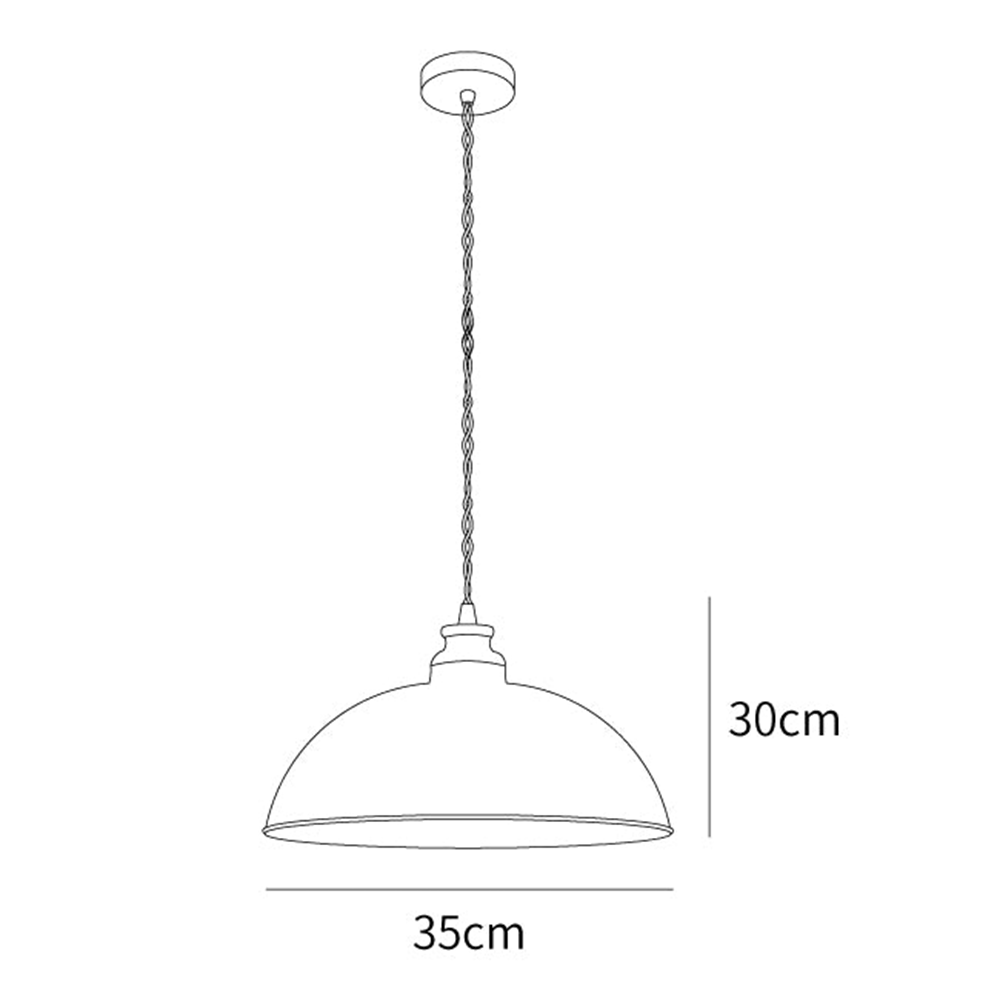 Modern Pendant Light White Wrought Iron - E27 Socket, Warm and White Light, Adjustable Height, Semi-Flush Mount