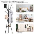 Garderobenständer im Skandi-Design mit Ablage