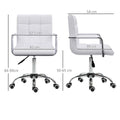 Ergonomischer Drehstuhl mit Armlehnen und Rollen für Büro & Homeoffice