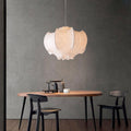 Französische Vintage-Seiden-Nachttischlampe