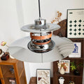 Vintage Bauhaus Pendelleuchte mit Schwenkarm