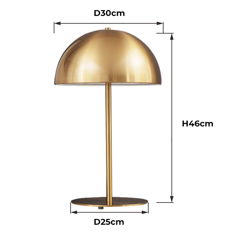 Moderne Nachttischlampe Mushroom Bedroom | E27, 31-40W, Metall, AC 90-260V | Dekorative Tischlampe für Schlafzimmer