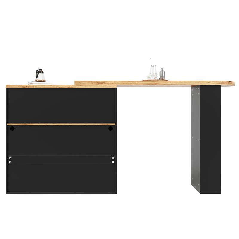 Moderner ausziehbarer Bartisch mit LED & Stauraum
