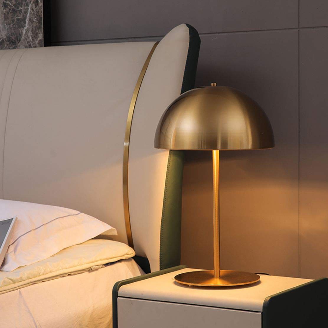Moderne Nachttischlampe Mushroom Bedroom | E27, 31-40W, Metall, AC 90-260V | Dekorative Tischlampe für Schlafzimmer