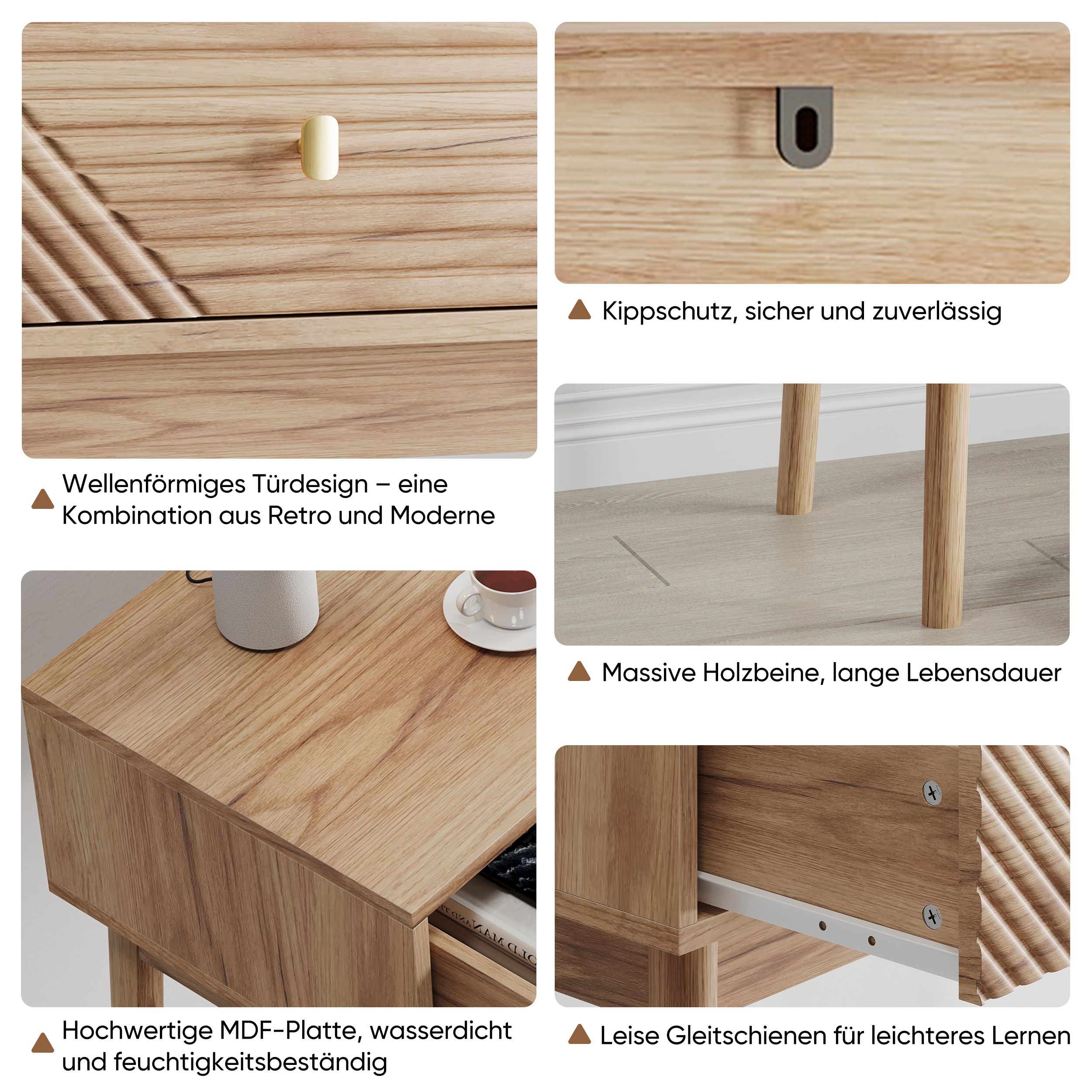 Konsolentisch / Schreibtisch im Mid-Century-Stil