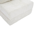 Klappbares Schlafsofa in Beige – Multifunktionales Bodensofa mit Kissen