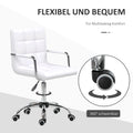 Ergonomischer Drehstuhl mit Armlehnen und Rollen für Büro & Homeoffice