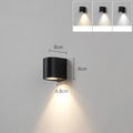 Moderne LED Wandleuchte für Innen- und Außenbereiche