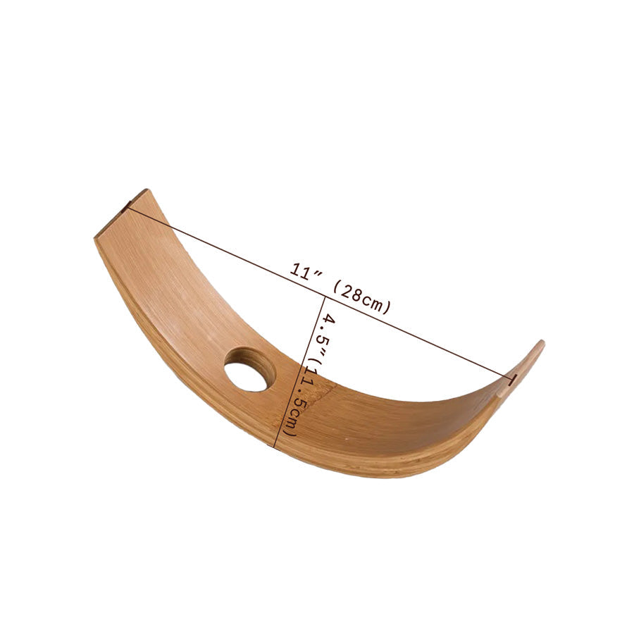 Schwimmendes Weinregal aus Bambus