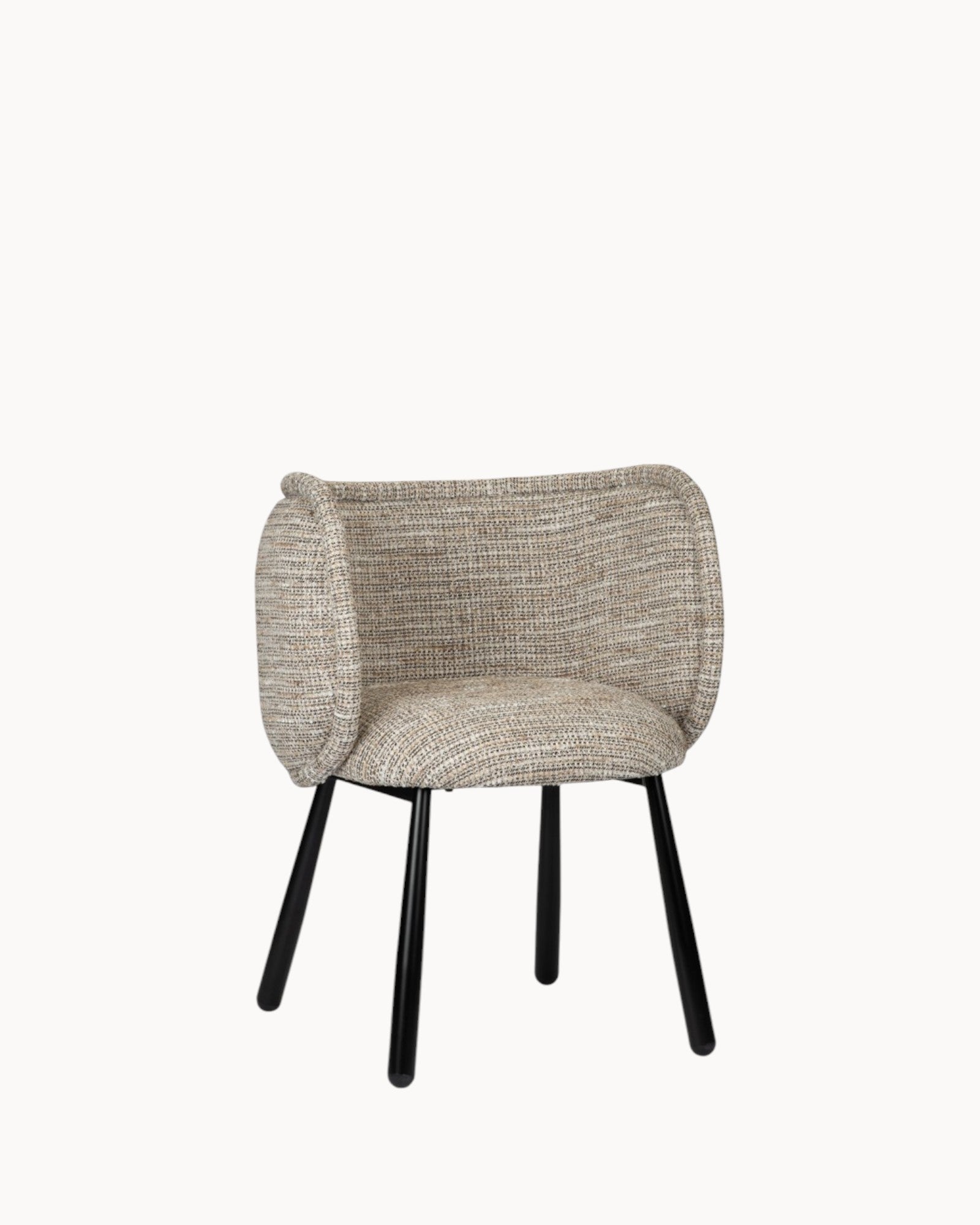 Coco Sessel – Ergonomisch, 78,5 CM hoch, Schwarzes Stahlgestell