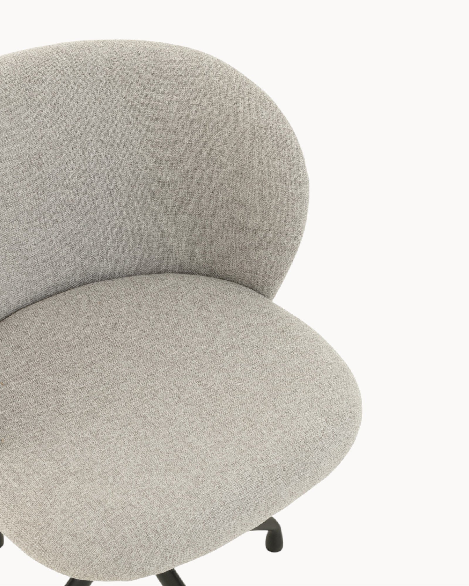 J-Line – Stuhl aus Holz – Leinen Grau – 52 cm Sitzhöhe – Stabil bis 150 kg