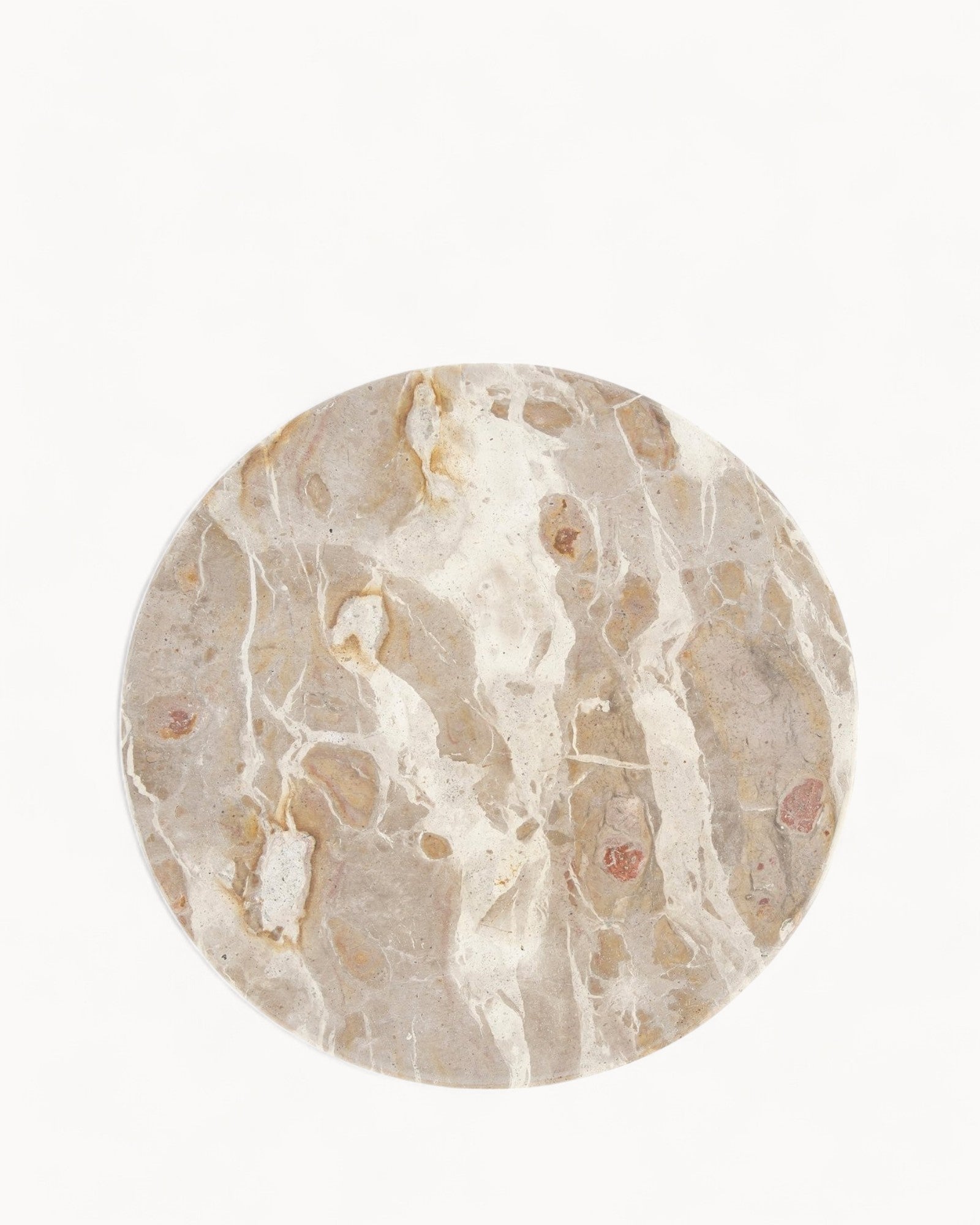 Mica Decorations – Kuchenständer Beige Marmor H11 x Ø25 cm