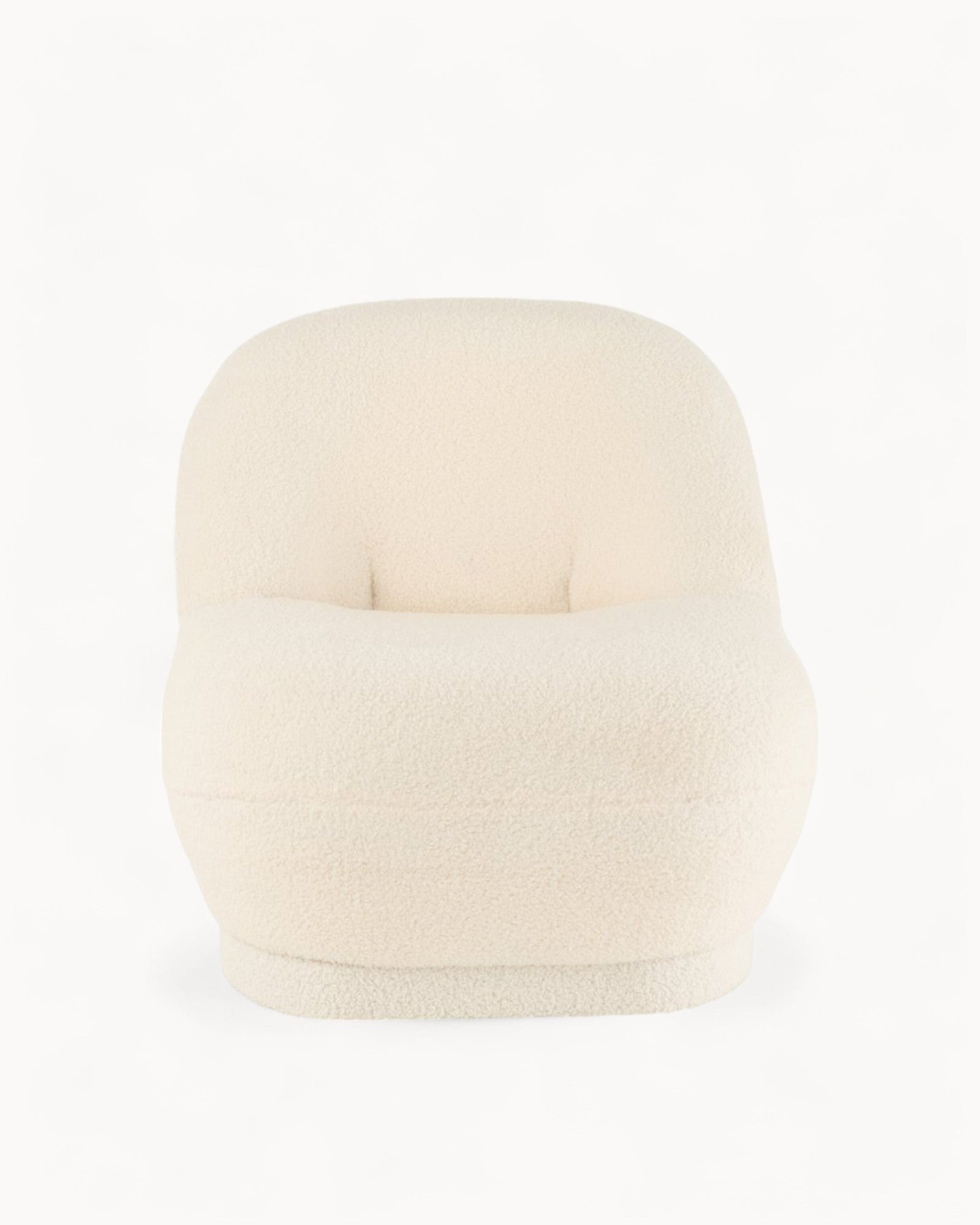 J-Line Sofa Teddy Bouclé Weiß – Modernes Design & Komfort