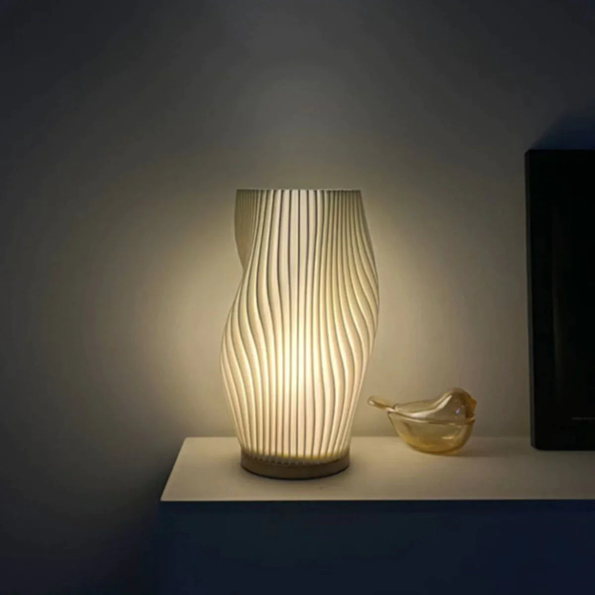 Wellenkamm Lampe