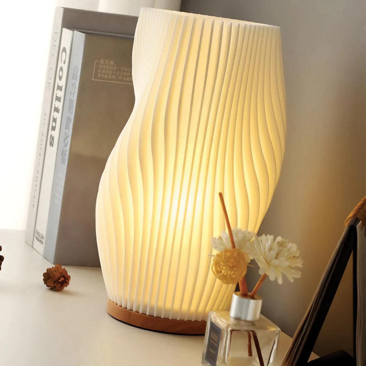 Wellenkamm Lampe