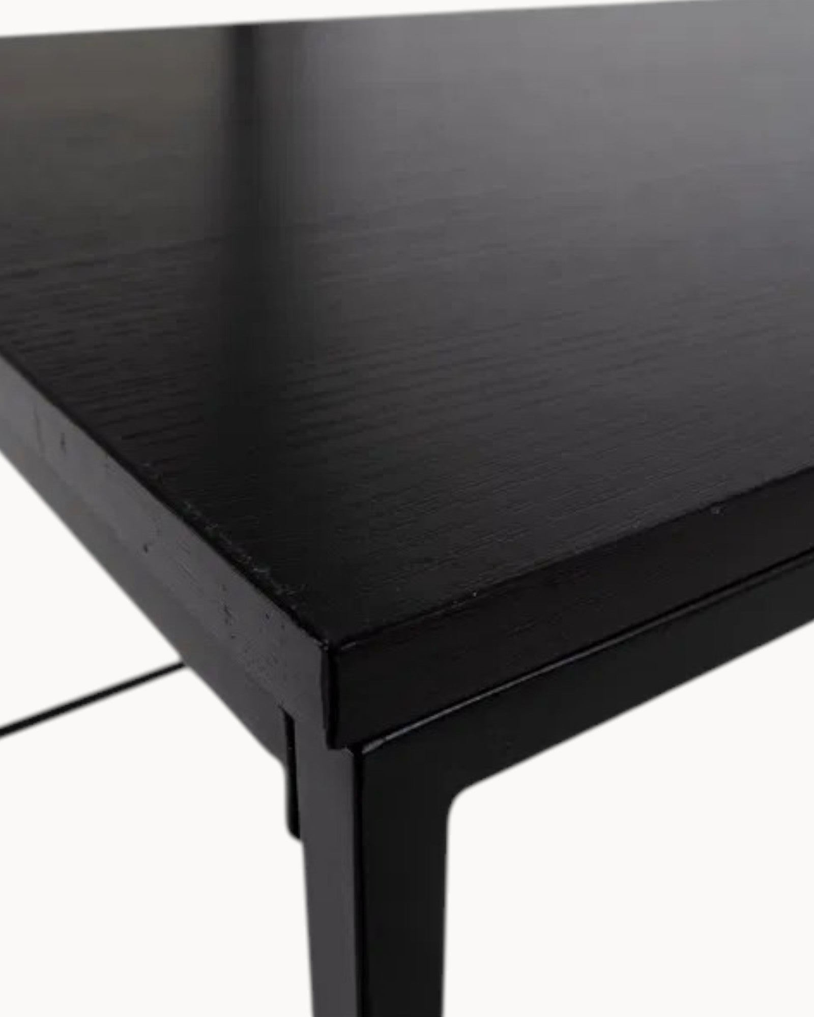 Vita Couchtisch – Schwarz – Metallgestell – 60x90x45 cm