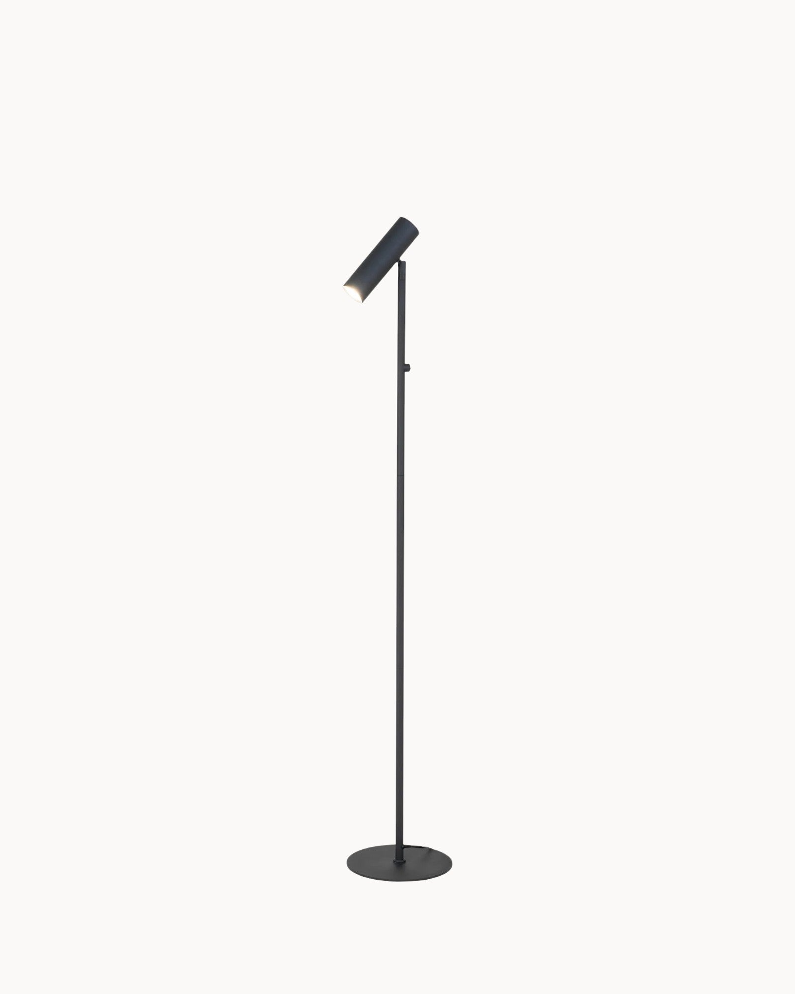 Stehlampe Paris – Schwarz, Stahl, 150 cm, Modernes Design