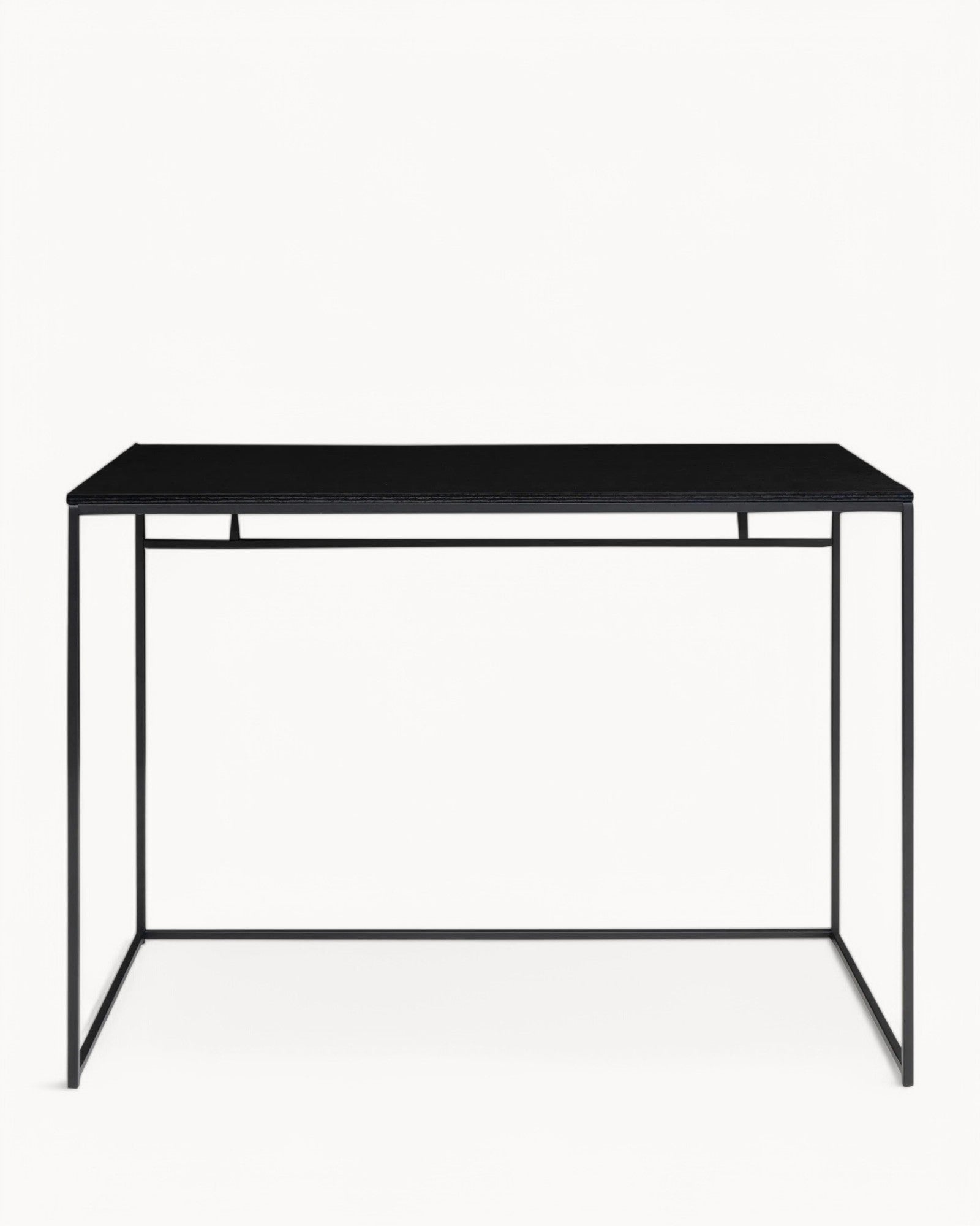 Schreibtisch Vita – Schwarz, Metallgestell, 100x45x75 cm