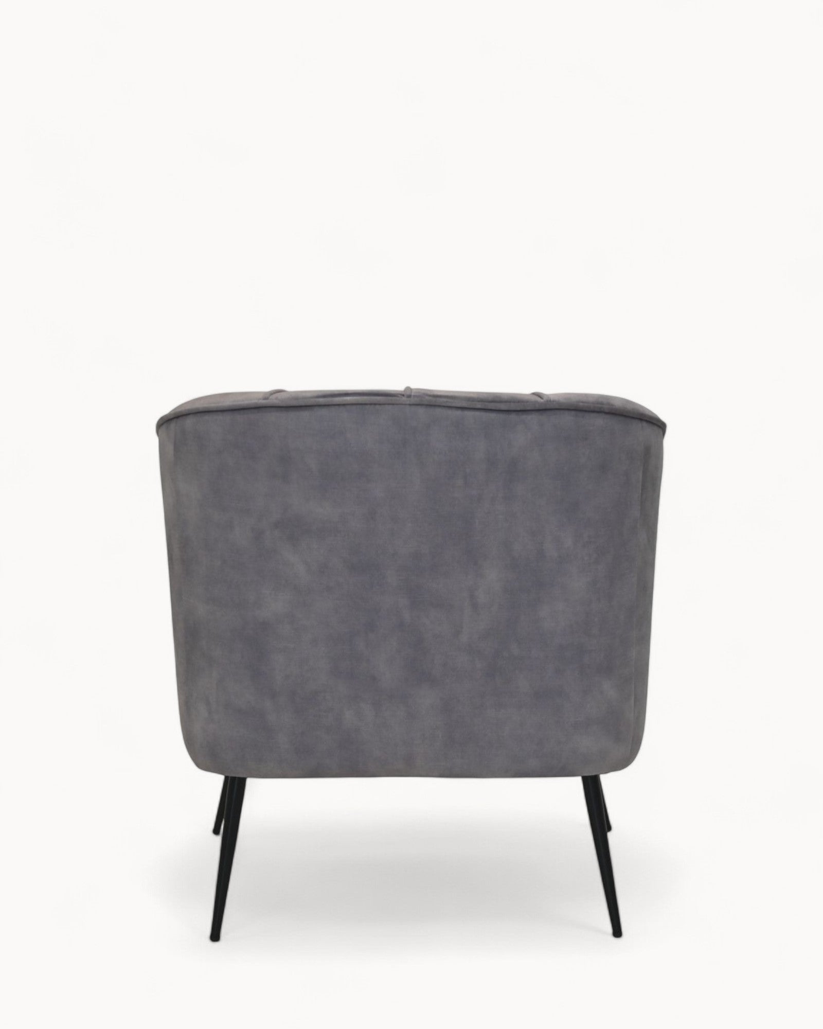 HSM Collection – Esszimmerstuhl Chester – Grau – Adore-Stoff – Metallbeine