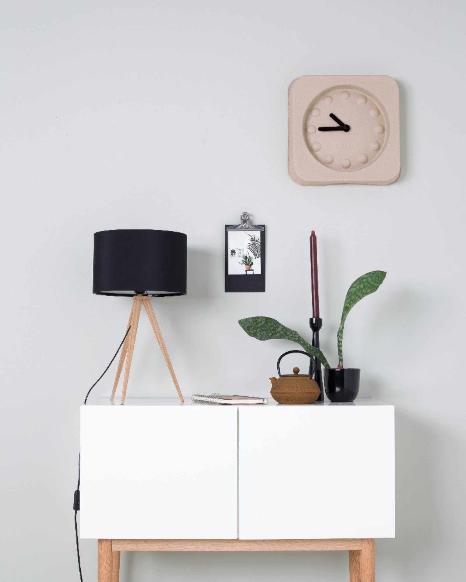Moderne Tischleuchte Tree Schwarz – 29/29/50 cm – E27 LED Bettleuchte