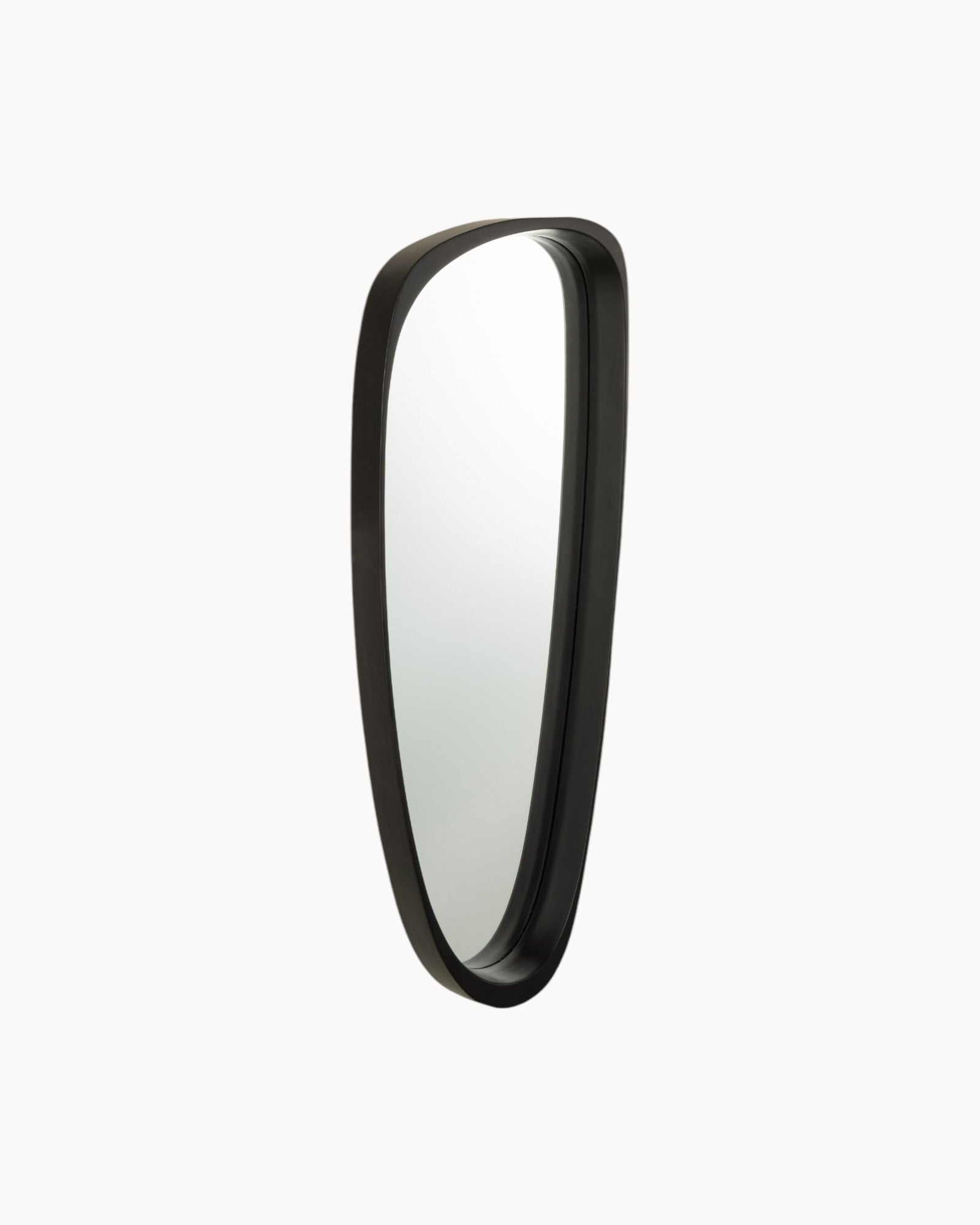 J-Line Spiegel Giles Long – Schwarzer Glasrahmen – Modernes Design