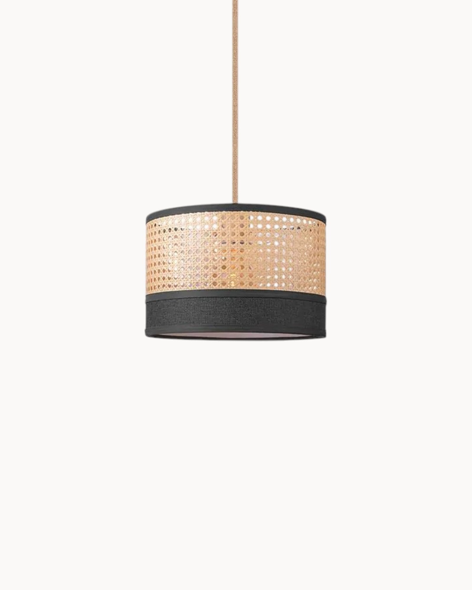 Home Sweet Home – Rattan Pendelleuchte Schokolade 30x127 cm