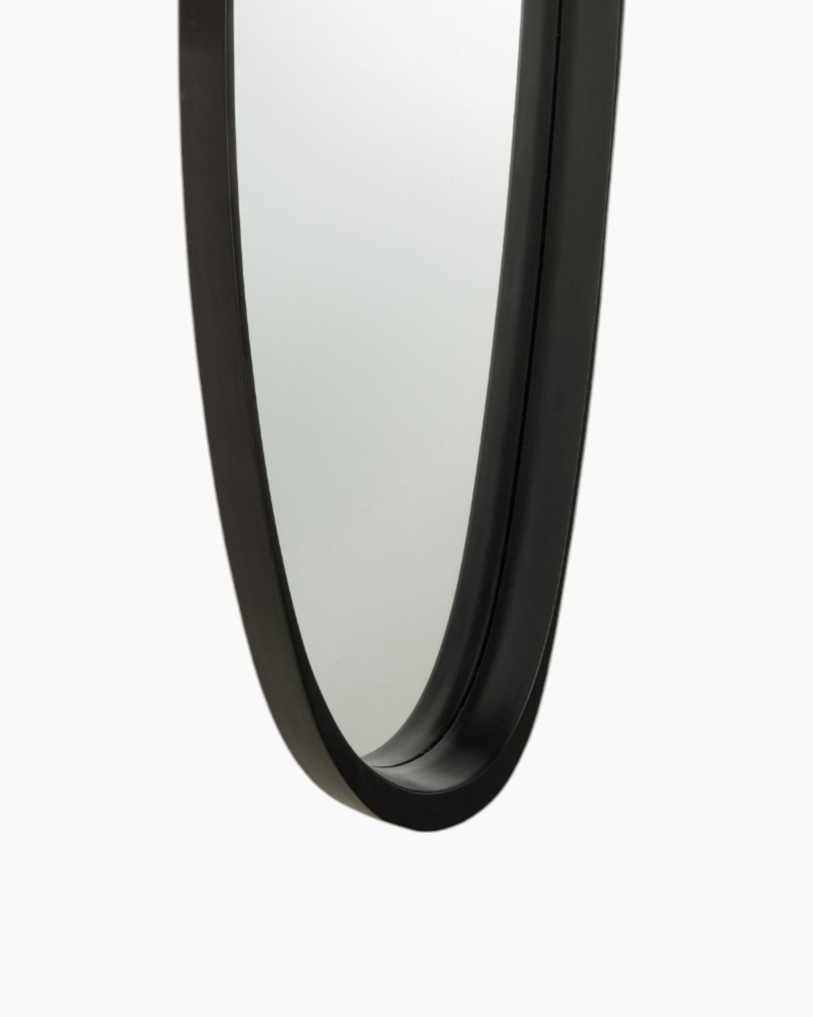 J-Line Spiegel Giles Long – Schwarzer Glasrahmen – Modernes Design