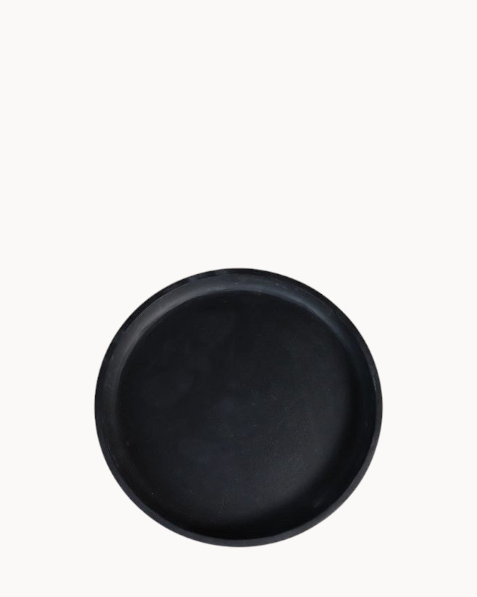 HSM Collection – Couchtisch Drum 45x45x50 cm – Mattschwarz – Mangoholz