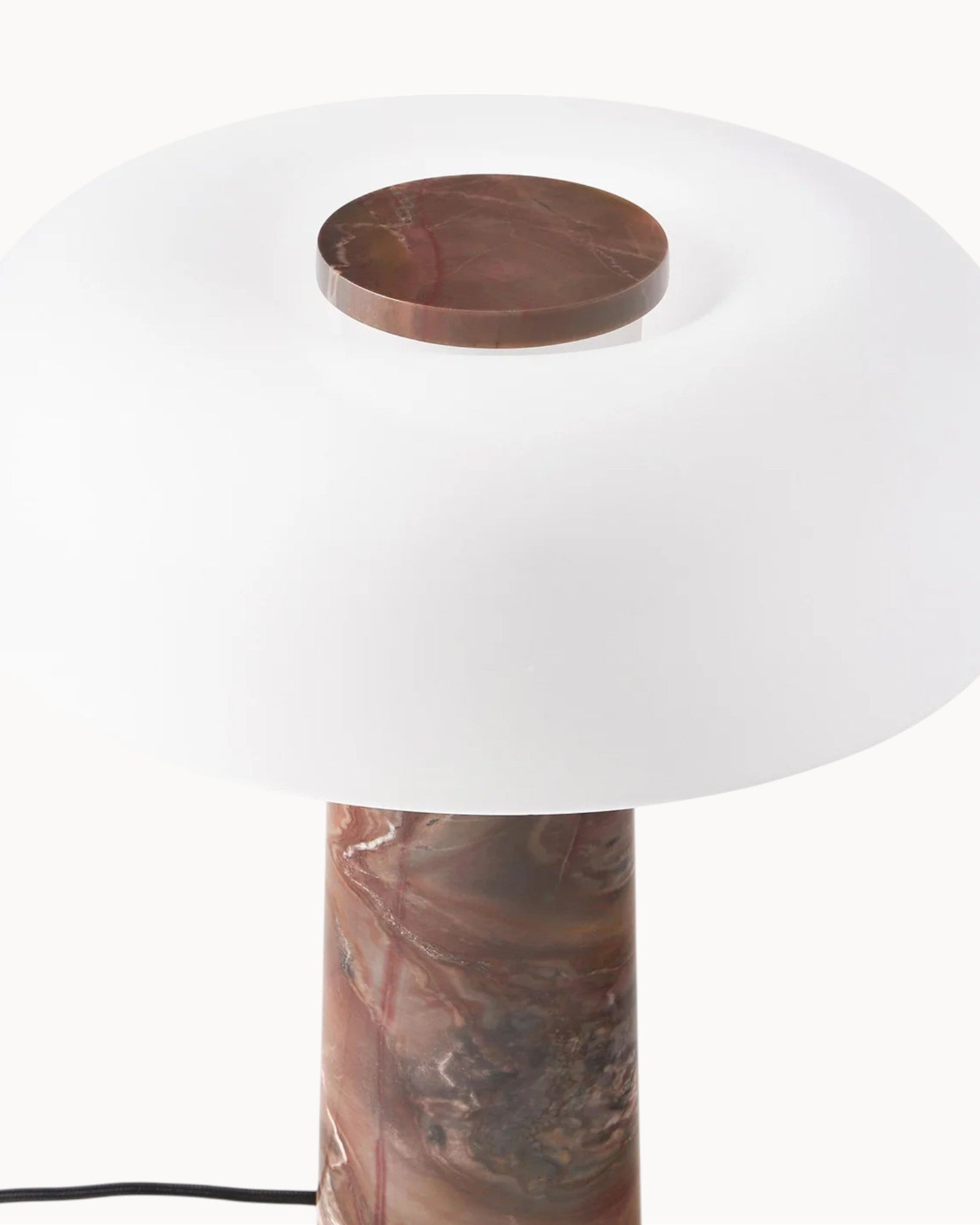 Marmoriertes Braun-Weiß