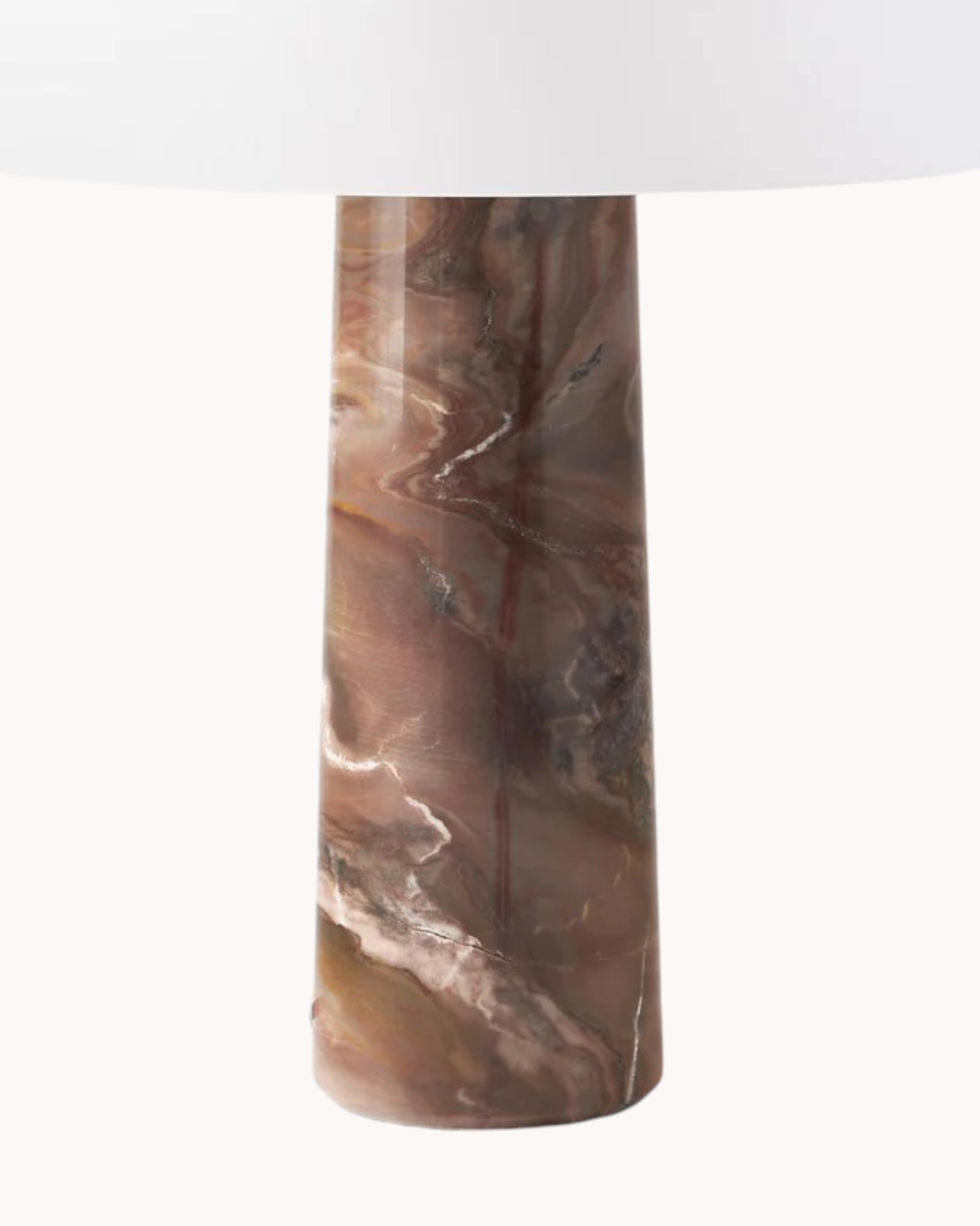 Marmoriertes Braun-Weiß